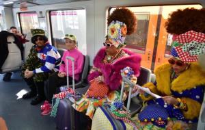 La cubana Reina del Carnaval de Sitges arriba per error a Vilanova i la Geltrú