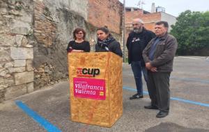 La CUP de Vilafranca proposa la municipalització de serveis i la participació ciutadana com a eixos centrals de la governabilitat. CUP Vilafranca
