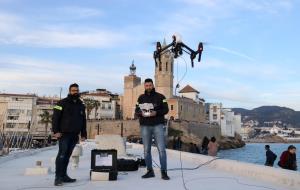 La disbauxa del Carnaval de Sitges, sota l'atenta mirada d'un dron dels Mossos
