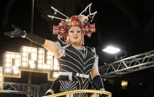 La disbauxa del Carnaval de Sitges, sota l'atenta mirada d'un dron dels Mossos