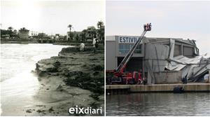 La història es repeteix: Vilanova reviu els aiguats de 1964, 55 anys després