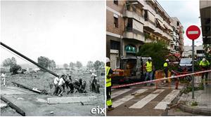 La història es repeteix: Vilanova reviu els aiguats de 1964, 55 anys després