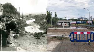 La història es repeteix: Vilanova reviu els aiguats de 1964, 55 anys després