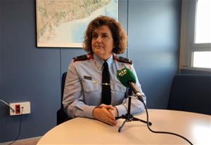 La inspectora dels Mossos d'Esquadra Rosa Gubianes deixa la direcció de l’Àrea Bàsica Policial del Garraf. EIX