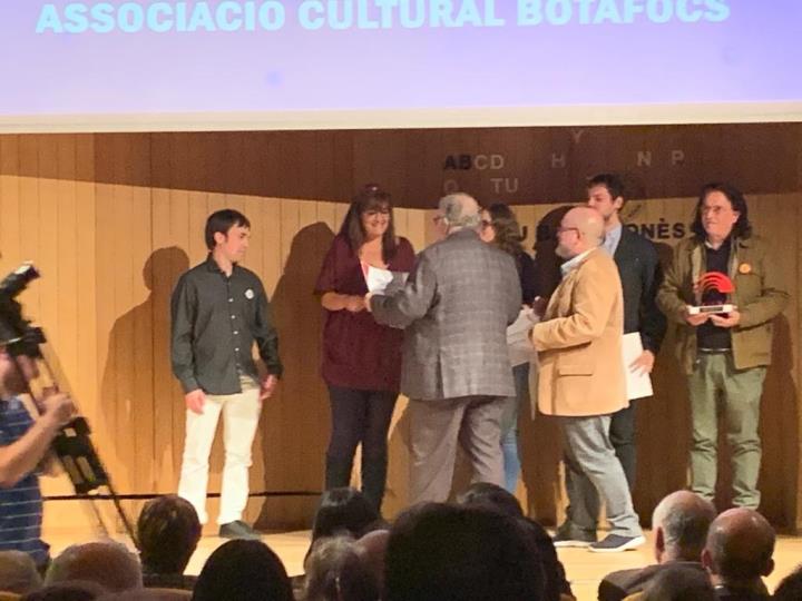 La Jove de Vilafranca, finalista dels III Premis Antoni Carné de Cultura Popular. Tònia Sànchez