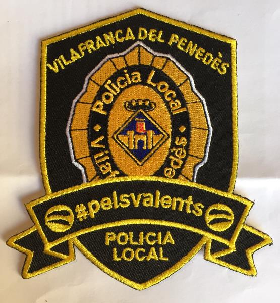 La Policia Local de Vilafranca recapta 2.000 euros amb la venda dels escuts solidaris. Ajuntament de Vilafranca