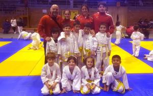 La representació de l’Escola de Judo Vilafranca. Eix