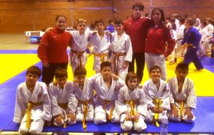 La representació de l’Escola de Judo Vilafranca