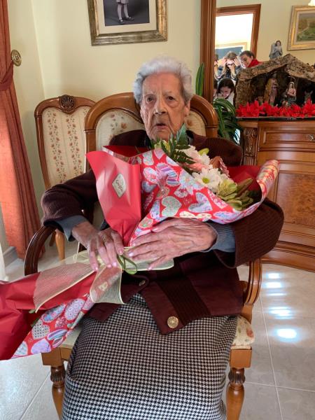 La vilanovina Josefa Valero García fa 100 anys . EIX