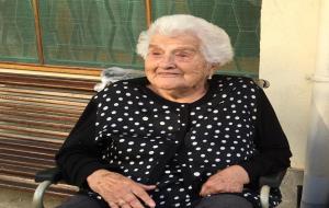 La vilanovina Natàlia Palau Vidal celebra el seu 105 aniversari