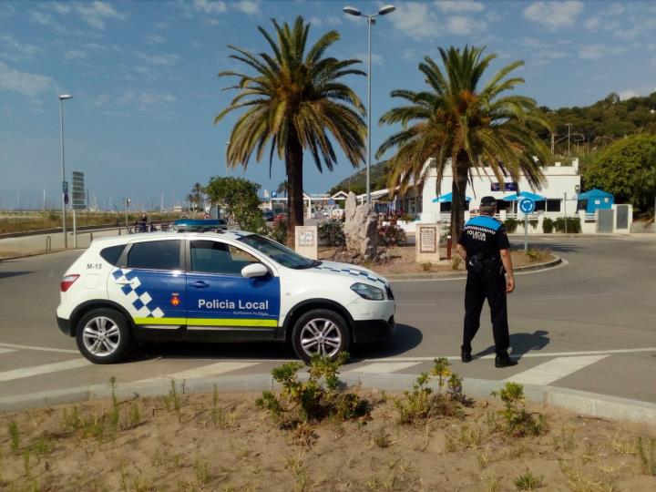 L’Ajuntament engega un nou dispositiu policial al poble de Garraf i Les Botigues de Sitges. Ajuntament de Sitges