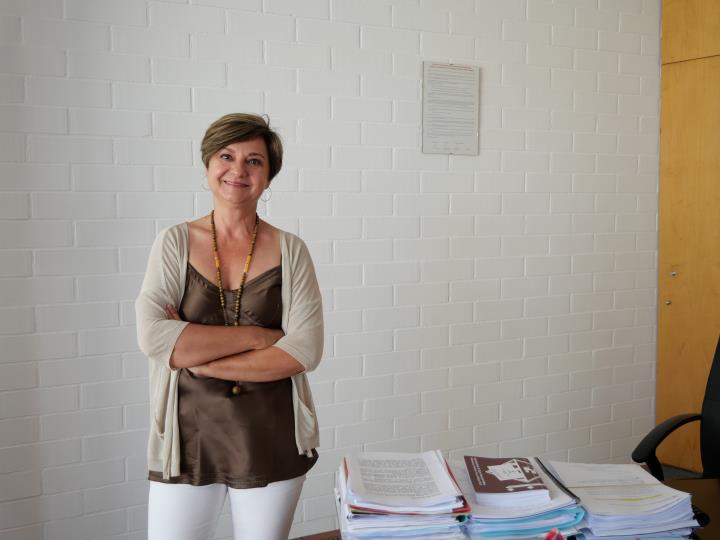 L'alcaldessa de Sant Pere de Ribes, Abigail Garrido. Júlia Olivé