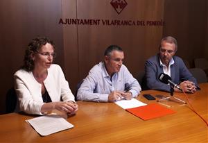 L’equip de govern de Vilafranca presenta els nou programa d’ajuts a l’escolarització per aquest curs 2019/2020. Ajuntament de Vilafranca