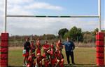 L'equip del Rugbi Nova Olivella. Eix