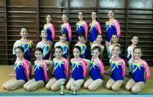 L'equip d'escolars B-C-E. Eix