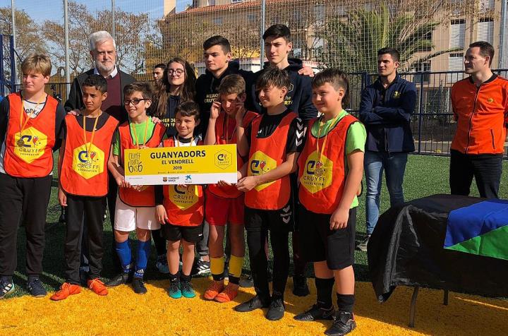 L'equip masculí de l’escola Pla de Mar. Eix