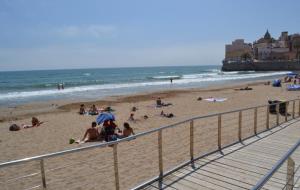 Les platges de Sitges es preparen per a l’inici de la temporada de bany. Ajuntament de Sitges