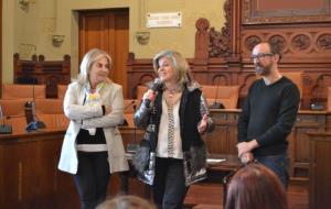 Les sitgetanes Cristina Mestre i Olga Valls reben el premi Talent Femení. Ajuntament de Sitges