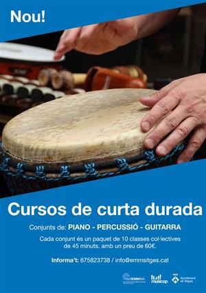 L’Escola Municipal de Música de Sitges amplia l’oferta amb nous cursos a partir del gener. EIX