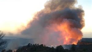 L’incendi que afectà la comarca de la Ribera l’Ebre. Eix