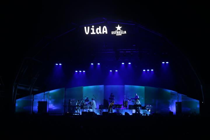 L'indie electrònic de Hot Chip imposa ritme al festival Vida. ACN