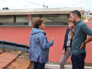 Llum verda a les obres de rehabilitació de la coberta de la Sala Foment del museu Víctor Balaguer. Ajuntament de Vilanova