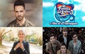 Luis Fonsi, Joan Baez, Morat i la Família Super3. Eix