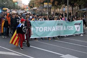 Manifestació de joves. ACN / Oriol Bosch