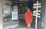 Marta Bargalló, propietària de l’Administració de loteria del barri de Sant Julià de Vilafranca del Penedès. Aroa Tort