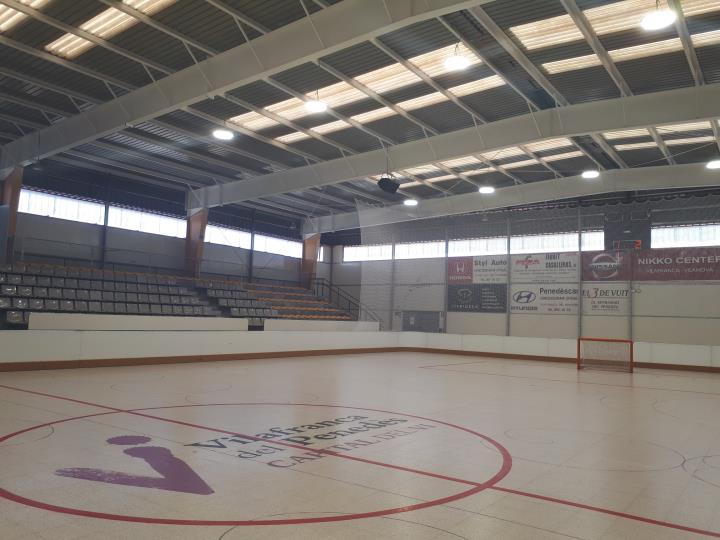 Millores als pavellons d’hoquei i Firal per a la pràctica de l’hoquei i el patinatge artístic. Ajuntament de Vilafranca