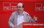 Miquel Iceta, durant la cloenda de l'Escola d'estiu del PSC,. ACN / Mariona Puig