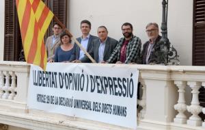 Miquel Tarrada (PP), Mònica Hill (ERC), Francisco Romero (PSC), Pere Regull (JxV), Noel Viñas (CUP), Ramon Arnabat (Vec). ACN