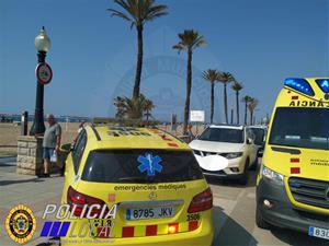 Mor un home de 71 anys ofegat a la platja de Coma-ruga. Policia local del Vendrel