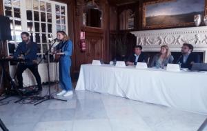 Núria Moliner, la veu d’Intana, va protagonitzar la presentació d’ahir dimarts del Sons Solers. Bàrbara