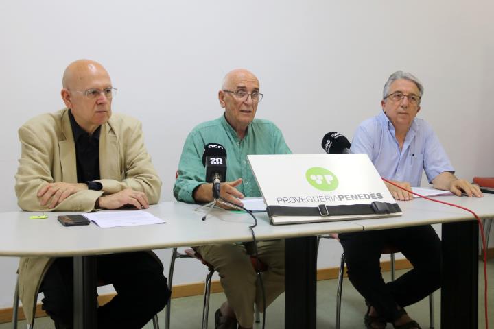 Pere Prat, Fèlix Simón i Lluís Ràfols. ACN