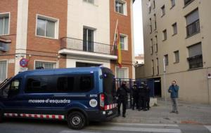 Pla general de la comissaria de la policia espanyola de Girona, el 19 de gener del 2019 . ACN