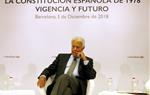 Pla mig de l'expresident del govern espanyol Felipe González a l'acte de celebració dels 40 anys de la Constitució. ACN / Marc Bleda