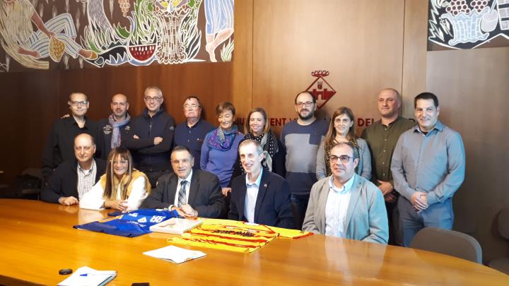 Presentació del torneig d’hoquei Joan Petit Nens amb Càncer. Eix