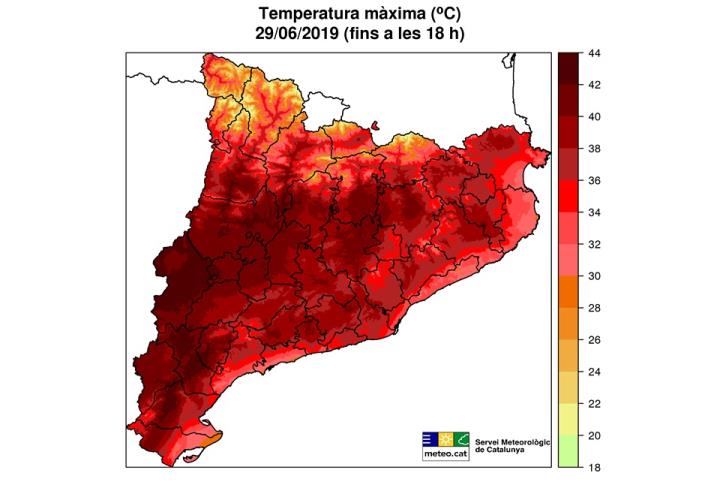 Protecció Civil rebaixa a alerta el Pla Infocat i aixeca la prohibició de sega. Meteocat