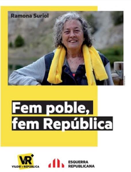 Ramona Suriol apel·la al vot útil independentista per Vilobí i República el 26-M. Vilobí i República