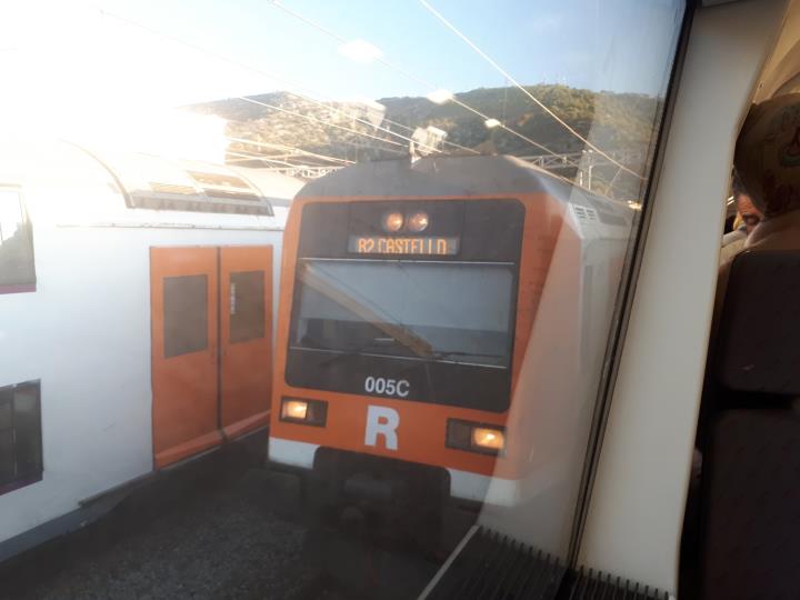 Retards de mitja hora en diverses línies ferroviàries per una avaria d'un tren a Viladecans. Josep Vives