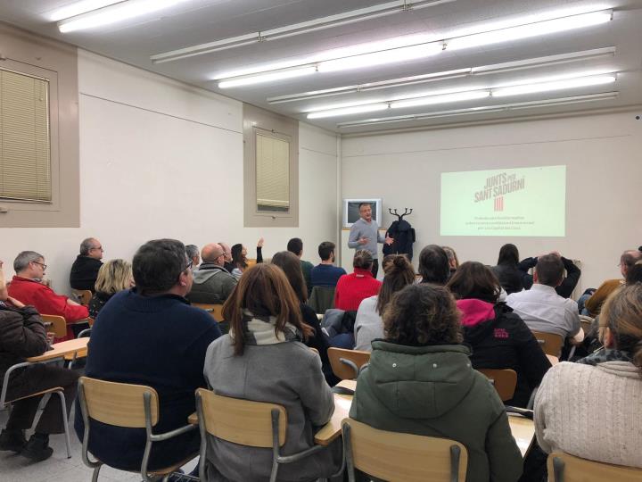 Reunió de Junts per Sant Sadurní. Eix