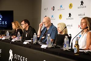 Roda de premsa del palmarès del Festival de cinema de Sitges, el 12 d'octubre del 2019. ACN