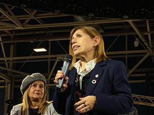 Rosa Huguet, a la Cimera del Clima de Madrid. Ajuntament de Canyelles