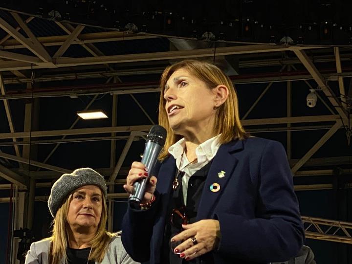 Rosa Huguet, a la Cimera del Clima de Madrid. Ajuntament de Canyelles