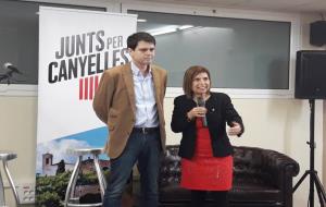 Rosa Huguet, candidata a l’Alcaldia de Canyelles per Junts per Canyelles. Junts per Canyelles