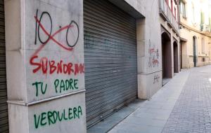 Sancionen amb més de 37.000 euros l’autor de 400 pintades vandàliques a Vilafranca del Penedès