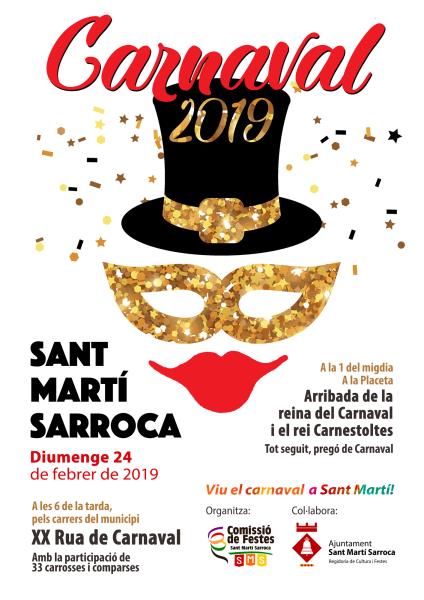 Sant Martí Sarroca viurà diumenge una rua de Carnaval amb 33 carrosses i comparses. EIX