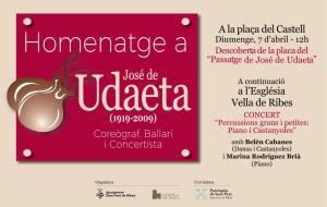 Sant Pere de Ribes ret homenatge al desaparegut ballarí i coreògraf José de Udaeta