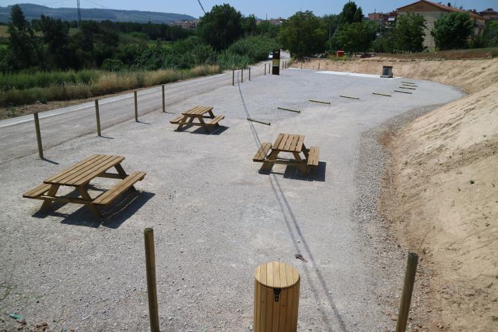 Sant Sadurní obre al públic la nova àrea d'autocaravanes. Ajt Sant Sadurní d'Anoia